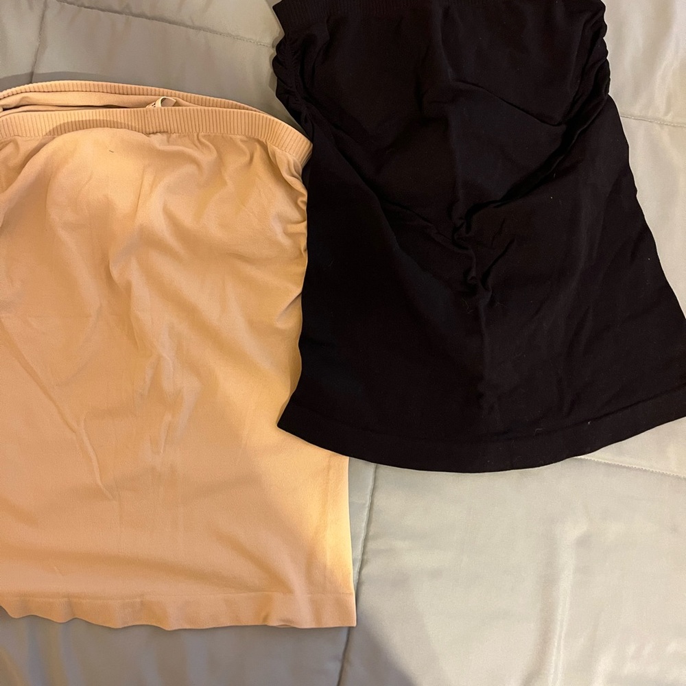 Lot of 2-Nikibiki bandeau strapless tanks